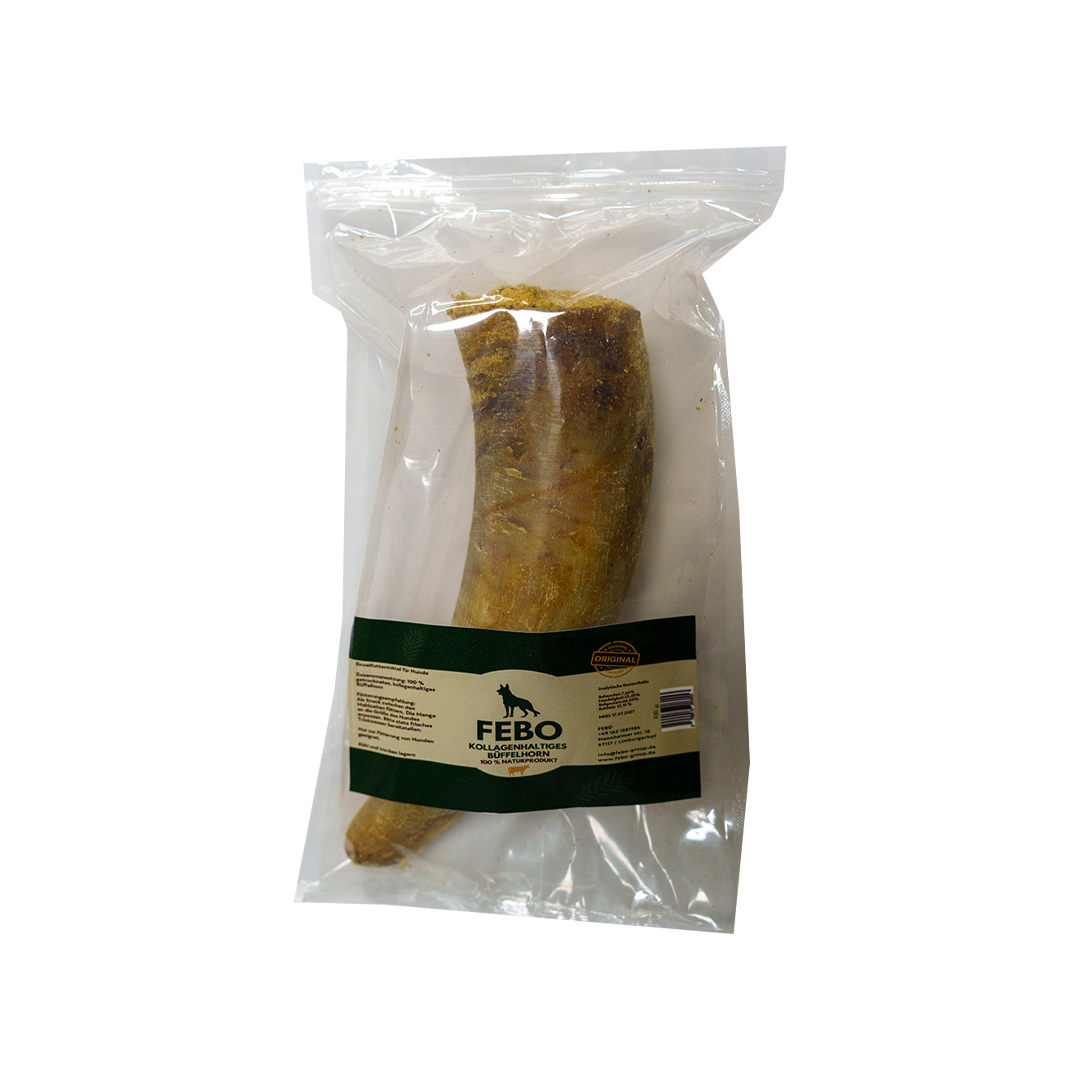 Kurutulmuş Kolajen Dolgulu Bufalo Boynuzu (1 adet)