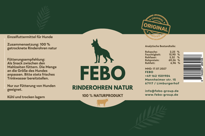 Kurutulmuş Dana Kulak Naturel 100 gr