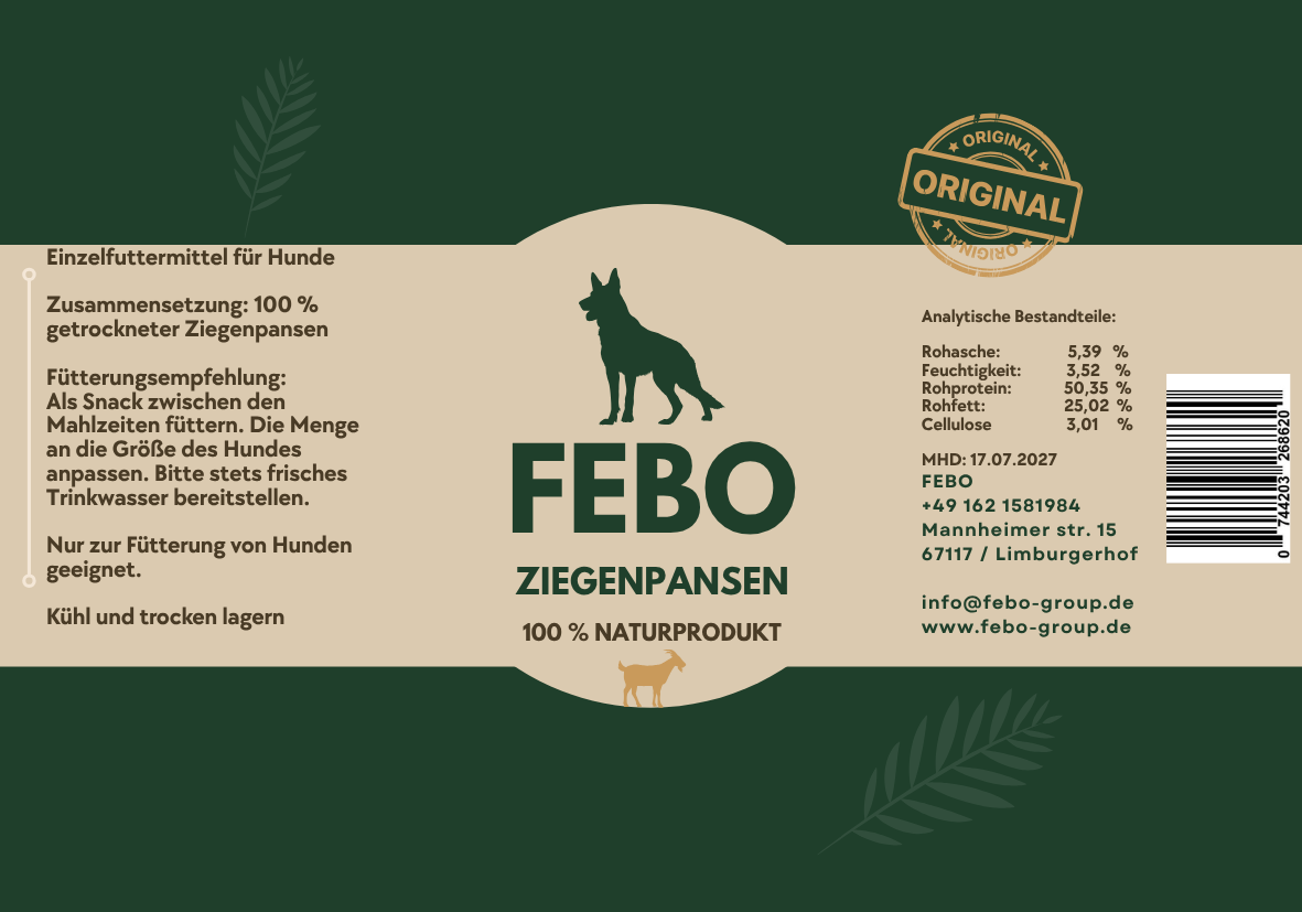 Kurutulmuş Keçi İşkembe 100 gr